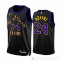 Camiseta Kobe Bryant #24 Los Angeles Lakers Ciudad 2023-24 Negro