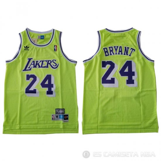 Camiseta Kobe Bryant #24 Los Angeles Lakers Verde - Haga un click en la imagen para cerrar