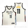 Camiseta Kyrie Irving NO 11 Brooklyn Nets Ciudad 2020-21 Blanco
