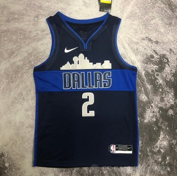 Camiseta Kyrie Irving #2 Dallas Mavericks Statement Azul