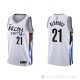 Camiseta Lamarcus Aldridge #21 Brooklyn Nets Ciudad 2022-23 Blanco