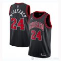 Camiseta Lauri Markkanen #24 Chicago Bulls Statement 2020-21 Negro