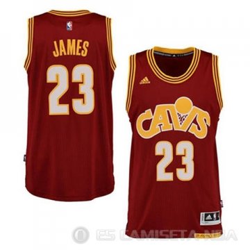 Camiseta Lebron James #23 Cleveland Cavaliers Alternate Rojo