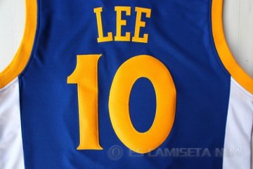 Camiseta Lee #10 Golden State Warriors Azul