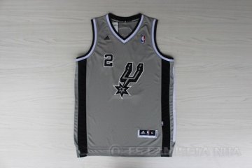 Camiseta Leonard #2 San Antonio Spurs Gris