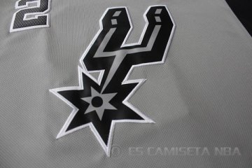 Camiseta Leonard #2 San Antonio Spurs Gris