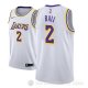 Camiseta Lonzo Ball #2 Los Angeles Lakers Association 2018-19 Blanco