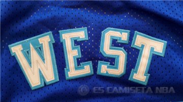 Camiseta Retro West #44 Los Angeles Lakers Azul