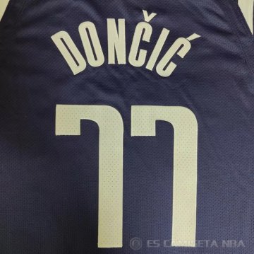 Camiseta Luka Doncic #77 Dallas Mavericks Statement Autentico 2022-23 Azul