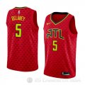 Camiseta Malcolm Delaney #5 Atlanta Hawks Statement 2018 Rojo