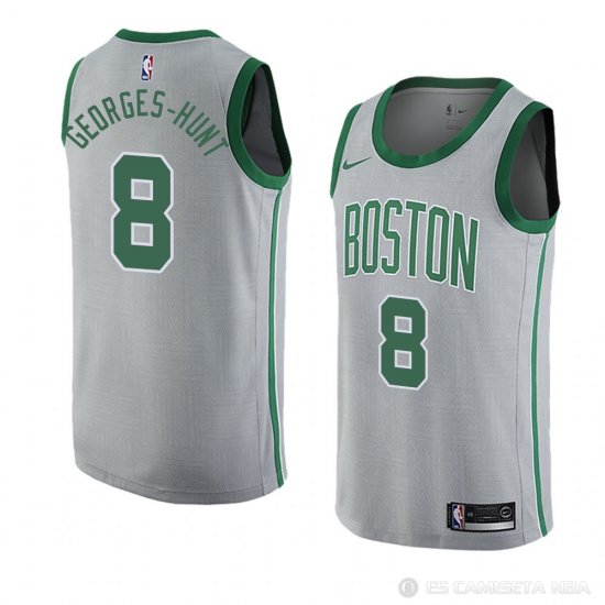 Camiseta Marcus Georges-hunt #8 Boston Celtics Ciudad 2018-19 Gris - Haga un click en la imagen para cerrar