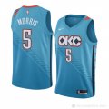 Camiseta Markieff Morris #5 Oklahoma City Thunder Ciudad 2018-19 Azul