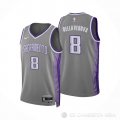 Camiseta Matthew Dellavedova #8 Sacramento Kings Ciudad 2022-23 Gris