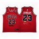 Camiseta Michael Jordan NO 23 Chicago Bulls Retro Rojo3