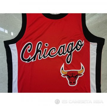 Camiseta Michael Jordan NO 23 Chicago Bulls Rojo2
