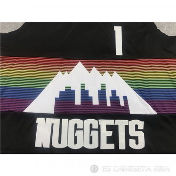 Camiseta Michael Porter JR. NO 1 Denver Nuggets Ciudad Blanco