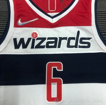 Camiseta Montrezl Harrell NO 6 Washington Wizards Association 2020-21 Blanco
