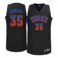 Camiseta Durant #35 Oklahoma City Thunder Negro