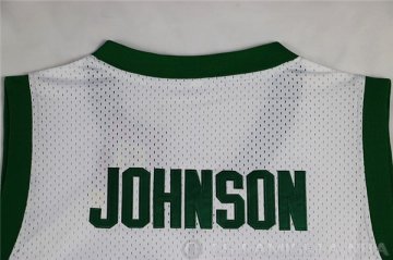 Camiseta Btate Johnson #33 NCAA Blanco