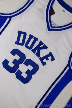 Camiseta Duke Hill #33 NCAA Blanco