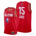 Camiseta Nikola Jokic #15 All Star 2020 Denver Nuggets Rojo