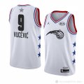 Camiseta Nikola Vucevic #9 All Star 2019 Orlando Magic Blanco