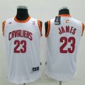 Camiseta James #23 Cleveland Cavaliers Nino Blanco