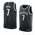 Camiseta Nuni Omot #7 Brooklyn Nets Icon 2018 Negro