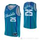 Camiseta P. J. Washington NO 25 Charlotte Hornets Ciudad 2021-22 Azul