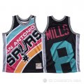 Camiseta Patty Mills #8 San Antonio Spurs Mitchell & Ness Big Face Negro