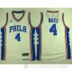 Camiseta Phila Noel #4 Philadelphia 76ers Blanco