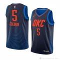 Camiseta Richard Solomon #5 Oklahoma City Thunder Statement 2018 Azul