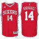 Camiseta Rodriguez #14 Philadelphia 76ers Rojo