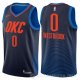 Camiseta Russell Westbrook #0 Oklahoma City Thunder Statement 2017-18 Azul