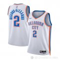 Camiseta Shai Gilgeous-Alexander #2 Oklahoma City Thunder Nino Association Blanco