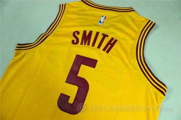 Camiseta Smith #5 Cleveland Cavaliers Amarillo Rev30