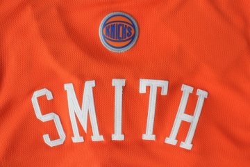 Camiseta Smith #8 New York Knicks Naranja