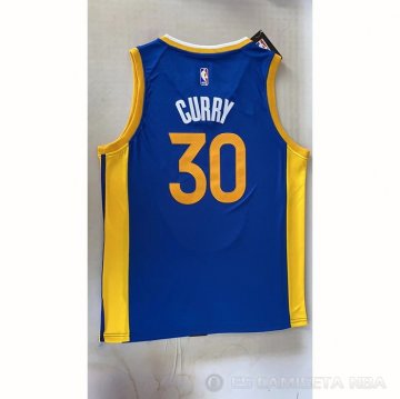Camiseta Stephen Curry #30 Golden State Warriors Earned 2022-23 Azul