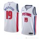 Camiseta Svi Mykhailiuk #19 Detroit Pistons Association 2018 Blanco