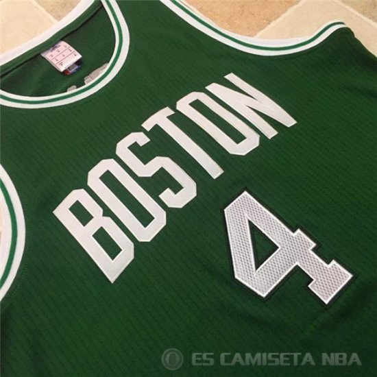 Camiseta Thomas #4 Boston Celtics Autentico Verde - Haga un click en la imagen para cerrar