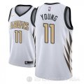 Camiseta Trae Young #11 Atlanta Hawks Ciudad 2018-19 Blanco