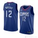 Camiseta Tyrone Wallace #12 Los Angeles Clippers Icon 2018 Azul