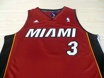 Camiseta Wade #3 Miami Heat Rojo