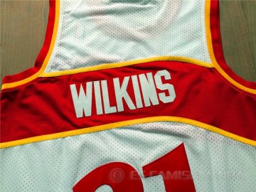 Camiseta Wilkins #21 Atlanta Hawks Blanco