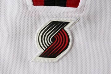 Camiseta retro Lillard #0 Portland Trail Blazers Blanco