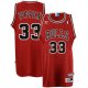 Camiseta retro Pippen #33 Chicago Bulls Rojo