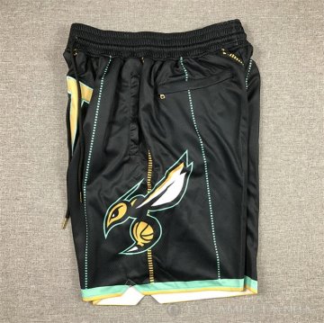 Pantalone Charlotte Hornets Ciudad Just Don 2022-23 Negro