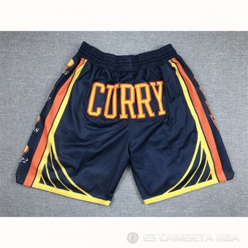 Pantalone Golden State Warriors Stephen Curry 2022 NBA Finals Azul