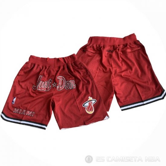 Pantalone Miami Heat Just Don Rojo2 - Haga un click en la imagen para cerrar