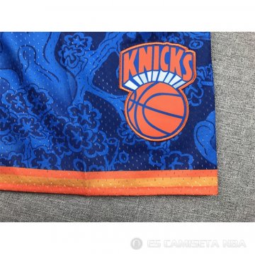 Pantalone New York Knicks Special Year Of The Tiger Azul